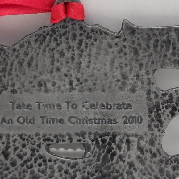 Silver Dollar City 50th Anniversary Made in USA Christmas Pewter Ornament 2010 - Picture 6 of 7